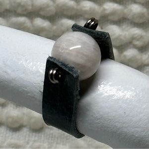Handmade Leather Ring